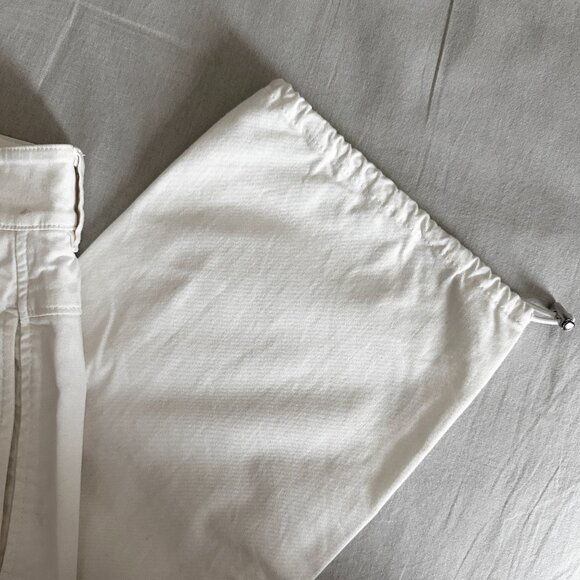 Babaton White High-rise Cargo Jeans, Size 00 - Picture 3 of 6